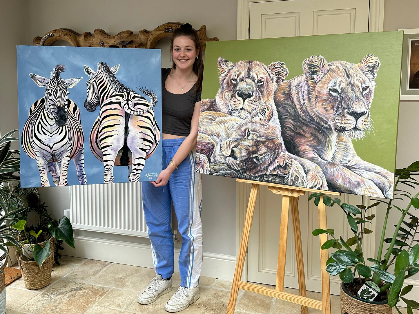 Kundisa, Savannah and Shingilani - Original painting