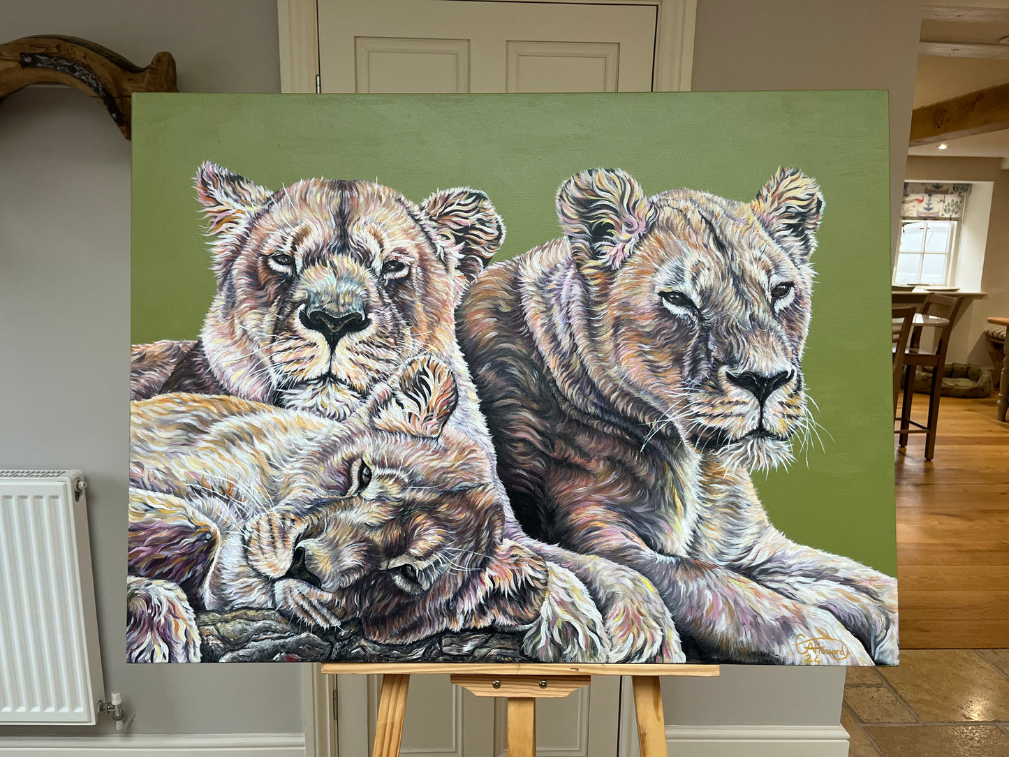 Kundisa, Savannah and Shingilani - Original painting