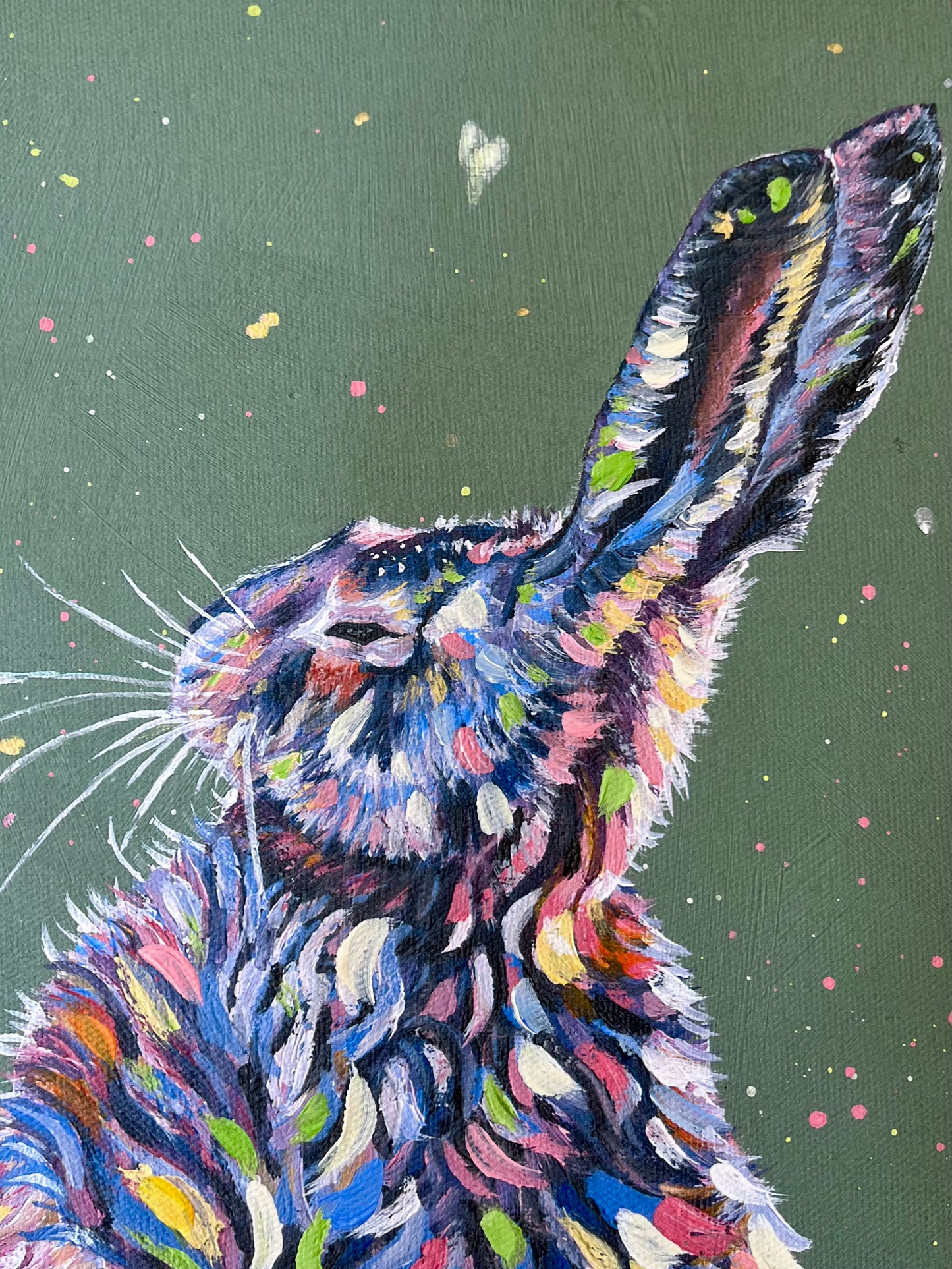 March Madness - Hand embellished, limited edition canvas print
