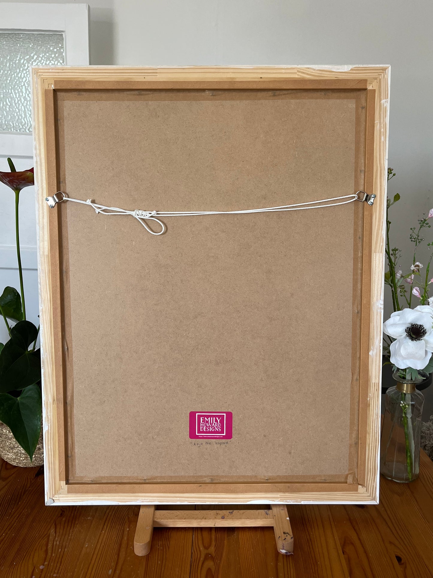 'Kojo the Leopard' Limited edition FRAMED giclée print