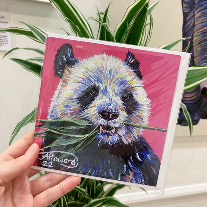 Panda greeting card