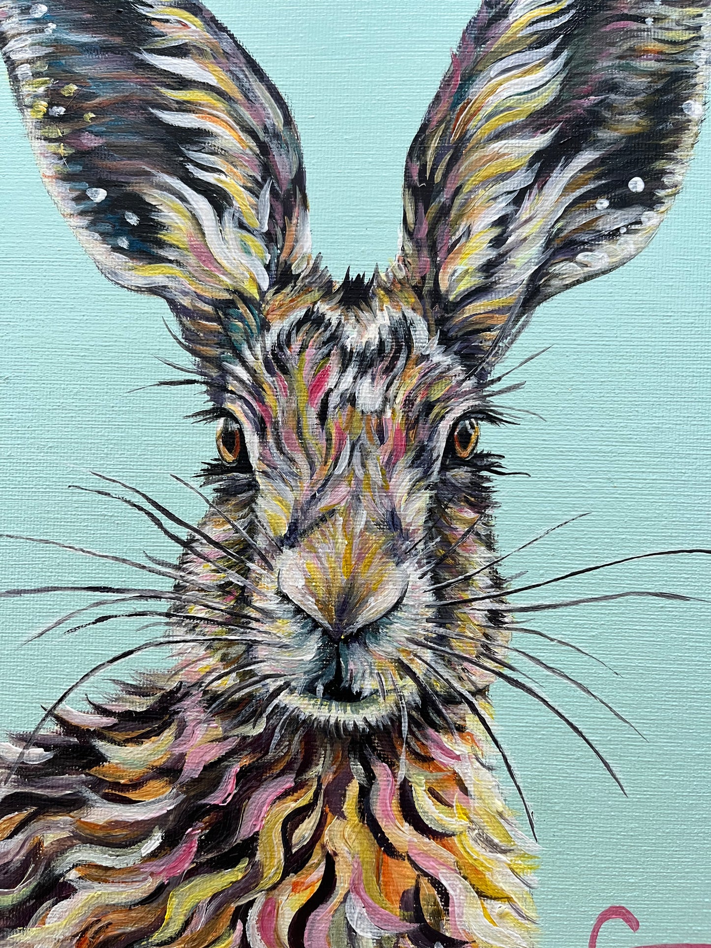 Heidi the hare - ORIGINAL painting