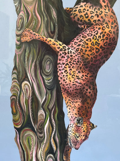 'Kojo the Leopard' Limited edition FRAMED giclée print